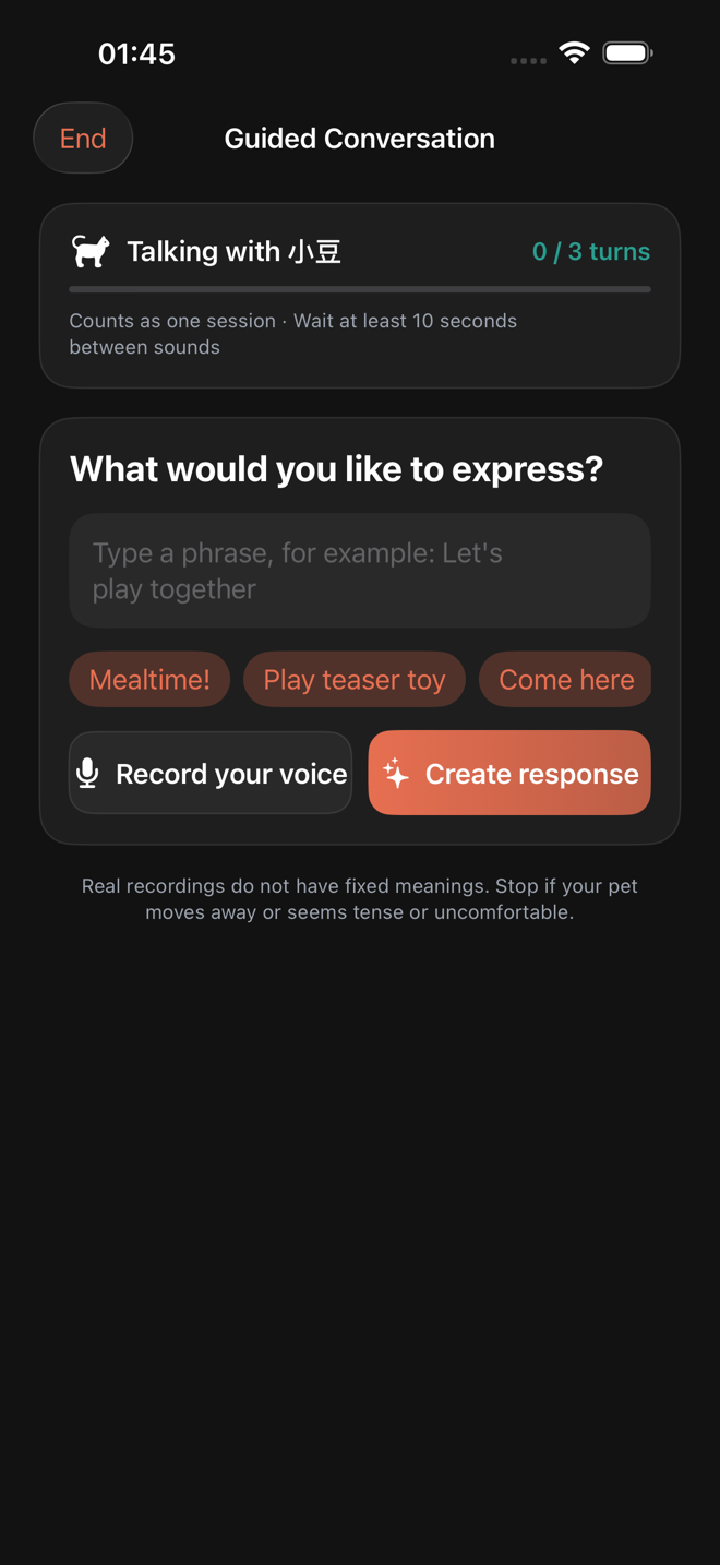 TailTalk guided conversation