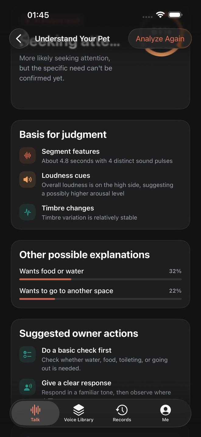 TailTalk pet sound insights